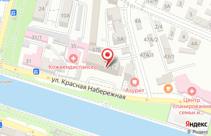 Дезис на улице Красная Набережная на карте