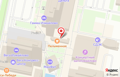 Касса по продаже билетов на Измайловском шоссе на карте