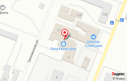 Торговая компания Юмет на Грозненской улице на карте