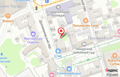 Цветочная телега на Пушкинской улице на карте