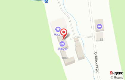 Гостиница Ажур на Советской улице на карте