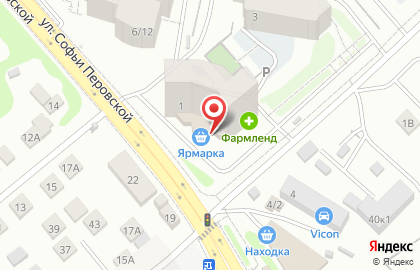 Аптечный пункт Ярмарка в Кировском районе на карте