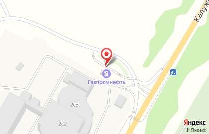 АЗС Газпромнефть на Калужском шоссе на карте