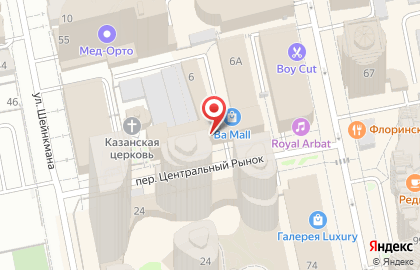 Клиника Лозовых в переулке Центральный рынок на карте