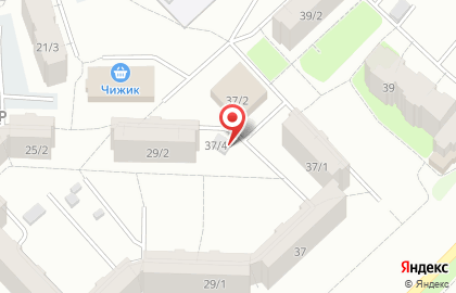 Продовольственный магазин Эверест в Октябрьском районе на карте