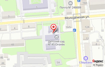 Детский сад Огонек №45 на карте