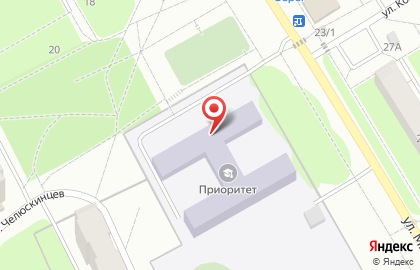 Многопрофильная школа Приоритет в Дзержинском районе на карте