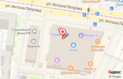 Сервисный центр Pedant.ru на улице Антона Петрова на карте