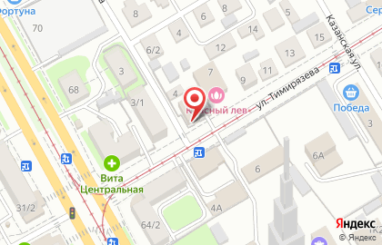 Автошкола Ульяновскавтотранс на улице Тимирязева на карте