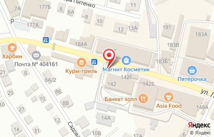 Магазин мясной и молочной продукции в Краснослободске на карте