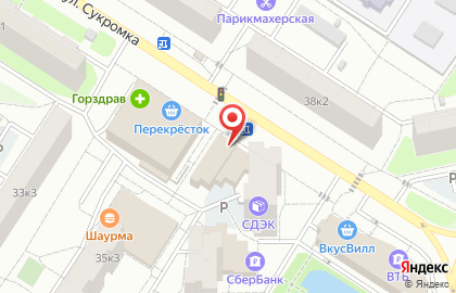 Служба доставки и логистики Сдэк на Лётной улице на карте
