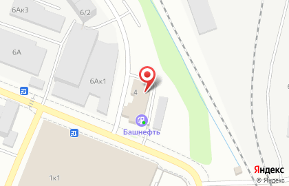 АЗС Башнефть на Областной улице на карте