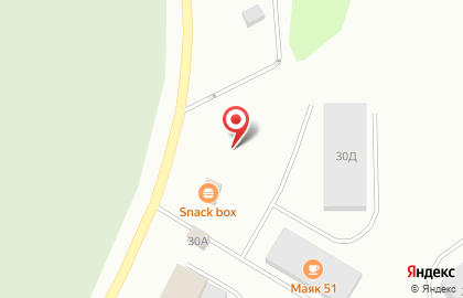 Snak box на карте