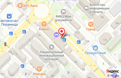 Продуктовый магазин в Махачкале на карте
