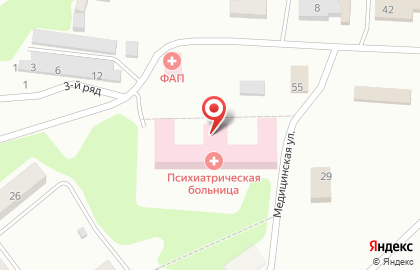Орловская областная психиатрическая больница на карте