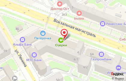 Ювелирный салон Золотая симфония на Площади Гарина-Михайловского на карте