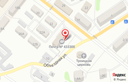 Банкомат Почта Банк в Ульяновске на карте