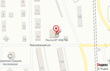 Почта России, АО на Октябрьской улице на карте