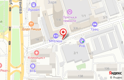 Фитнес-клуб M Fitness на улице Монтажников на карте