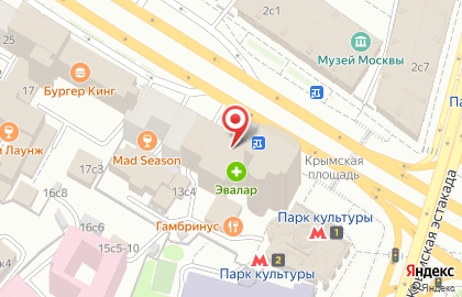 Банкомат СберБанк на Зубовском бульваре на карте