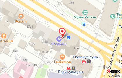 Кофейня фиксированных цен One & Double на Зубовском бульваре на карте