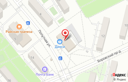 Химчистка Milano на Попутной улице на карте