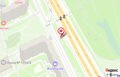 Киоск по продаже фруктов и овощей, район Бирюлёво Восточное на Липецкой улице на карте