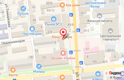 Магазин по продаже тапочек Бантик на карте