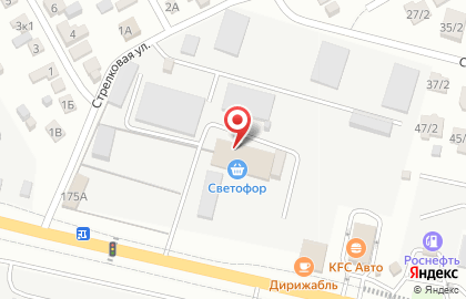 Магазин низких цен Светофор в Ростове-на-Дону на карте