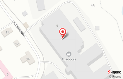 Фабрика межкомнатных дверей Triadoors на карте