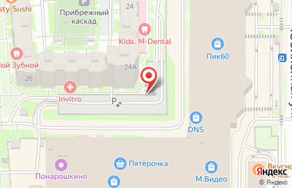Автостоянка в Пскове на карте
