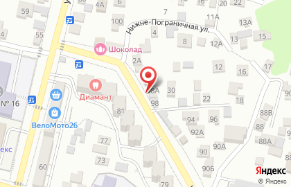 Автомойка в Ставрополе на карте