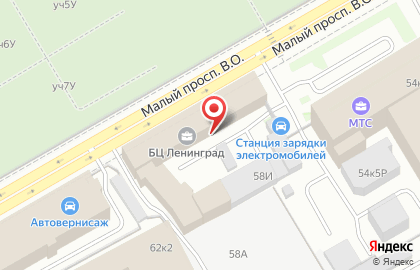 Нестанд-Арт в Василеостровском районе на карте