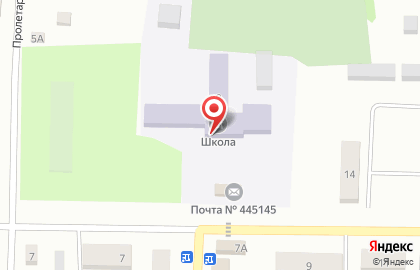 Школа им. Олега Долгова с дошкольным отделением на Школьной улице на карте