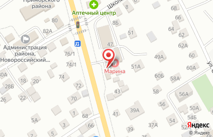 Автомат по продаже и производству питьевой воды Маркотхский ключ в Новороссийске на карте
