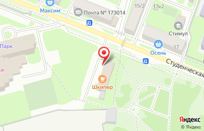 Сервис заказа такси Яндекс Go на Студенческой улице на карте
