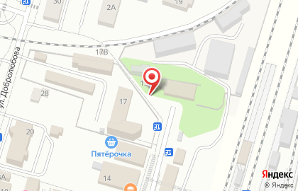 Киоск фруктов и овощей на Лесной на карте