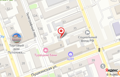Производственная компания Формула комфорта в Телеграфном переулке на карте