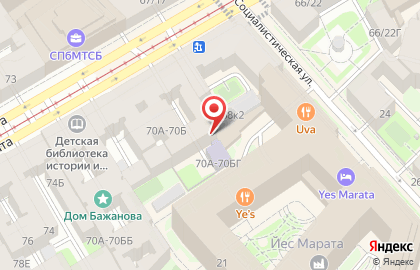 Санкт-Петербургский институт управления развитием человеческих ресурсов в Санкт-Петербурге на карте