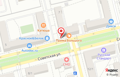 Пекарня Хлебушково на Советской улице на карте