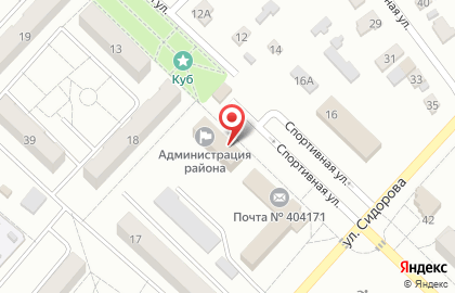 Отдел архитектуры, строительства и ЖКХ на Спортивной улице на карте