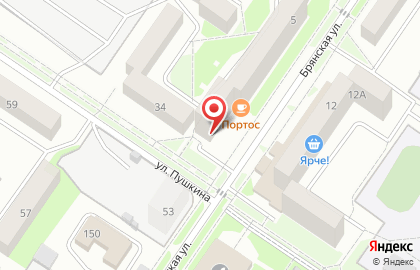 Магазин разливных напитков Крюгер, сеть магазинов разливных напитков на Брянской улице на карте