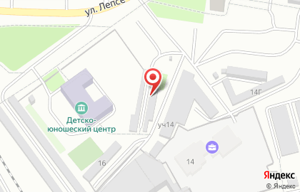 Шиномонтажная мастерская на улице Лепсе на карте
