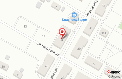 Супермаркет Красное & Белое на Кольцевой улице на карте