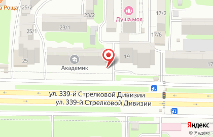 Суши-бар Ешь-суши.рф на ​339-й Стрелковой Дивизии на карте