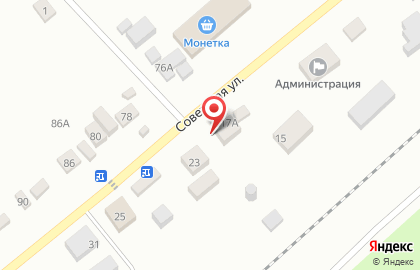 Продуктовый магазин в Новосибирске на карте