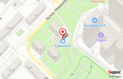 Универсам Ближний в Москве на карте