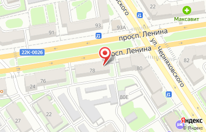 Салон красоты Garmonia на проспекте Ленина на карте