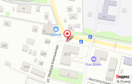 Киоск по продаже хлебобулочных изделий Каравай св на Железнодорожной улице на карте