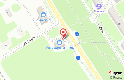 Фирменный салон мебели Альянс-М в Новомосковске на карте